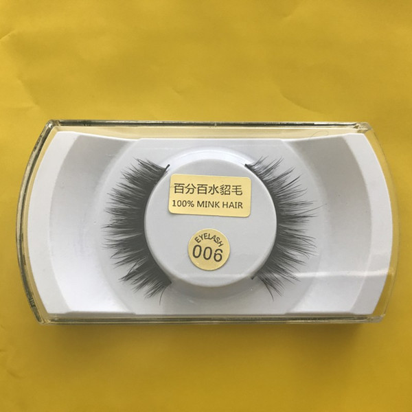 Newest Styles False Eyelashes Comfortable Soft 100% Handmade 3D Mink Hair Eyelashes Natural Long Thick Full Strip Eyelash Extensions