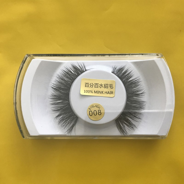 New Arrival Mink False Eyelashes 13 Styles Selectable 100% Handmade Comfortable Soft Natural Black Thick Eyelash Extensions