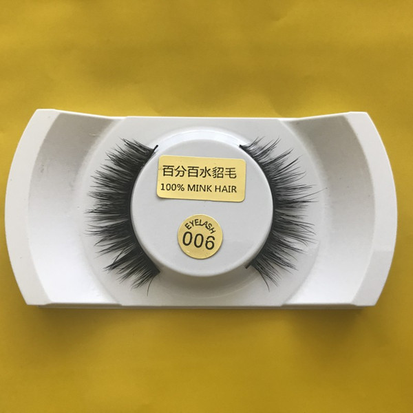 Handmade 3D Mink Eyelashes High Quality 100% Real Mink Hair Lahses Natural Black Thick Eyelash Extensions for Beauty Makeup