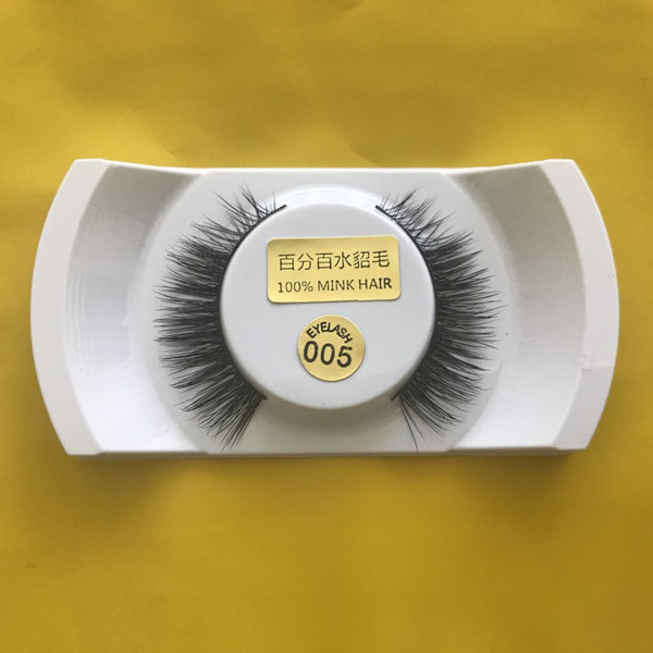 3D Mink False Eyelashes High Quality 100% Handmade Comfortable Soft Mink Hair Lashes Natural Black Thick Eyelashes