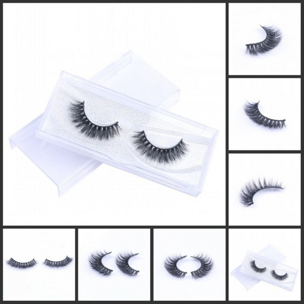 New 3D Mink Hair False Eyelashes Newest Styles Real Handmade Beauty Makeup Thick Long Soft Eyelash Extensions Free Shipping