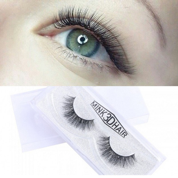 Hot Selling 3D Mink False Eyelashes Natural Long Black Eyelash Extensions Real Handmade Full Strip Lashes Foe Beauty Makeup