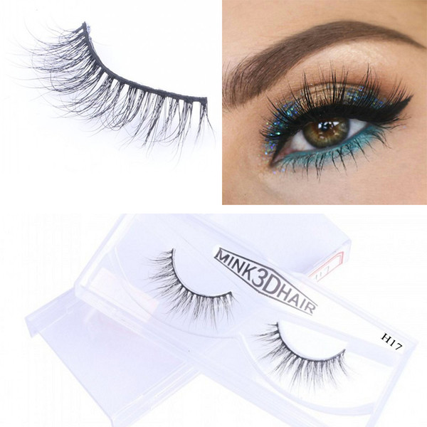 3D Mink Lashes 100% Real Handmade Mink Hair Eyelashes Natural Black Thick for Beauty Makeup Eyelash Extensions