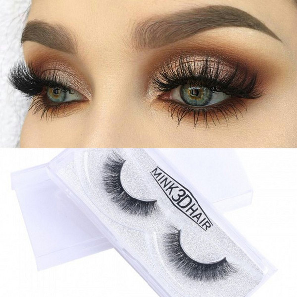 Eyelashes Individual Extensions High Quality Hot Selling Mink Hair Eyelashes Natural Long Soft Strip Fake Lashes