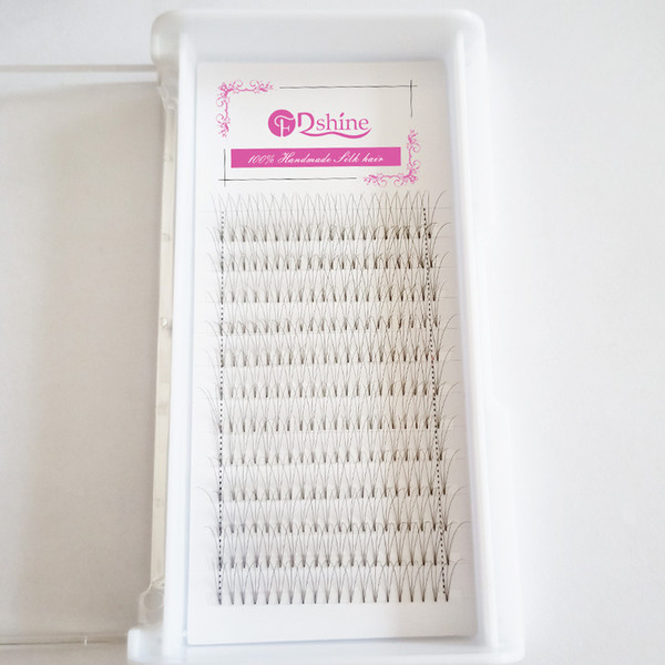 High Quality Faux Mink Eyelashes 12 Rows/ Tray C D Curl Individual Lashes Comfortable Soft Eyelash Extensions