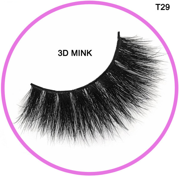 Factory Price 3d False Lashes Create your own brand 3d mink eyelashes private label custom packaging box faux 3d mink lashes