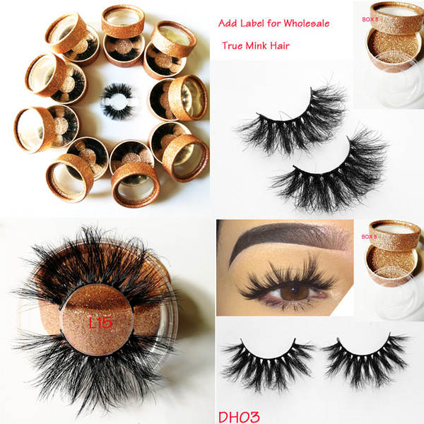 100% Siberian Mink Fur Natural Classic False Eyelashes Reusable Soft Eye Lashes