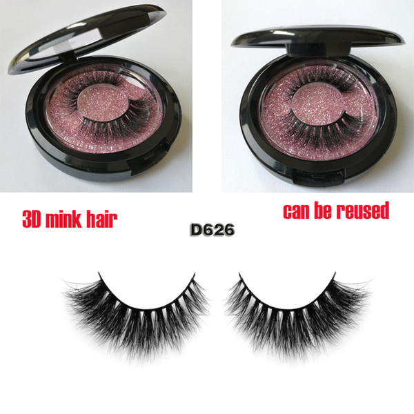 D-E private logo 3D mink hair eyelashes luxurious opulent tail long sexy Women False Eyelashes reusable luxurious extension natural magnetic