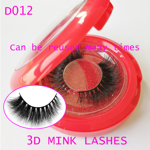 custom box 3D Eyelashes 3D silk false Lashes Luxury Silk False Eyelashes 3D mink lashe reusable lashes private logo for whoesale order GR105