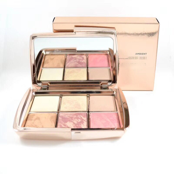 Hourglass 6 colors face blush palette highlighter contour blush cosmetics palette high quality HOT ITEMS DHL free SHIPPING