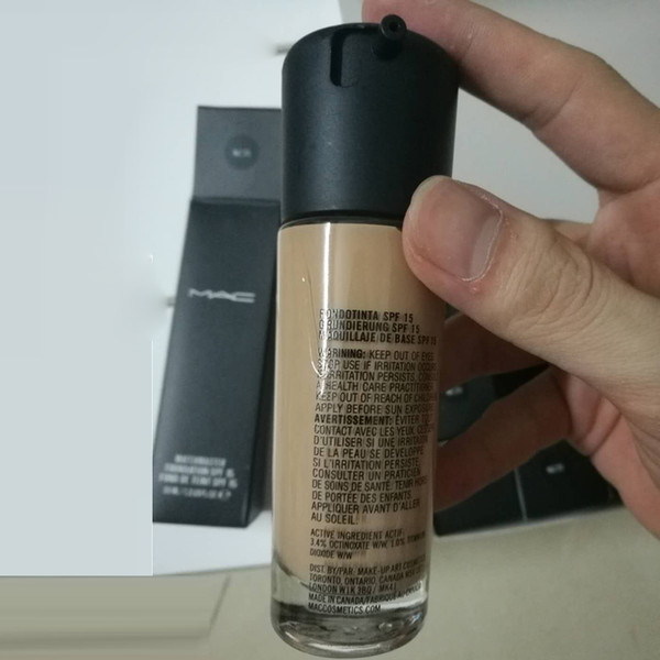 NC MATCHMASTER liquid foundation SPF15 35ML Foundation Liquid Face Concealer Highlighter Primer Makeup Foundation HIGH QUALITY DHL Free