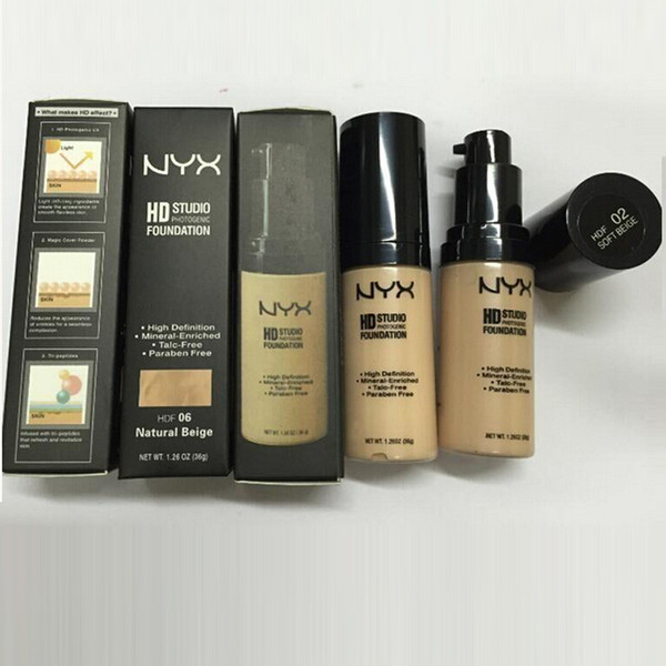 Brand New NYX HD Studio Photogenic Foundation Powder NYX Liquid foundation Makeup NYX Foundation 36g DHL Free