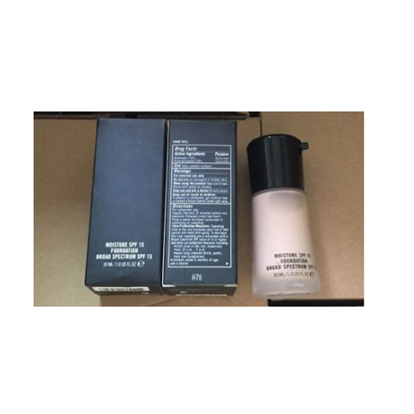 Waterproof Makeup Face Mineralize Moisture Foundation Brighten Liquid Foundation Spf15 30ML NEW IN BOX with retail box DHL FREE