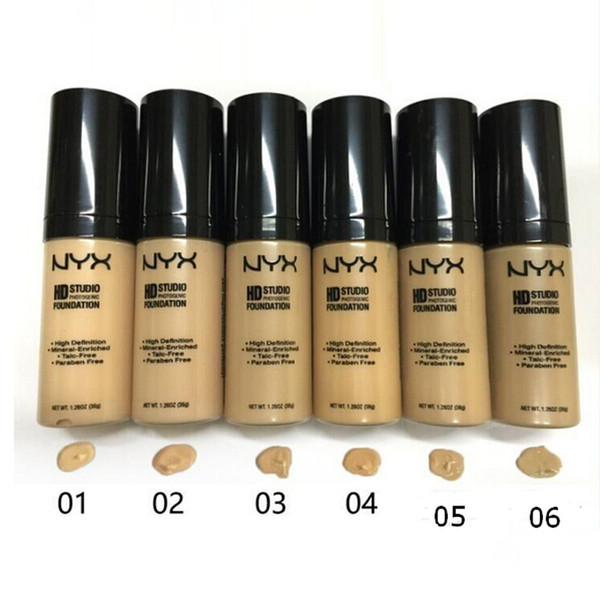 NYX HD Studio Photogenic Foundation Powder 6 Colors NYX Liquid foundation Makeup Primer 36g Makeup Cosmetics