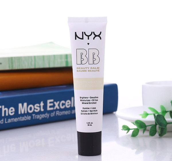 NYX Flexible Tube BB Cream Moisturizing Concealer Foundation Beauty Balm Hydrate Brighten 6 Color 30ml