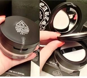 Korea 3CE Foundation Concealer Powder 3 Layers Wet Powder+ Loose Powder +Makeup Puff Make Up Powder SPF25 PA++