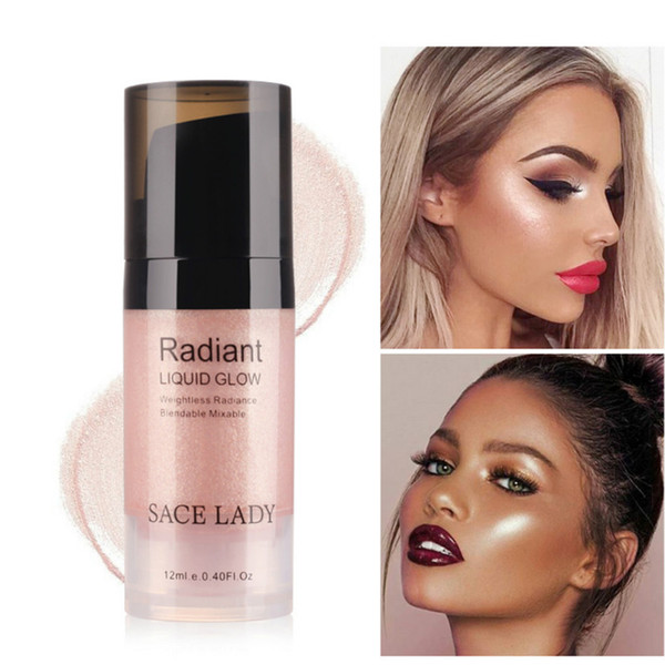 Hot sell Illuminator Makeup Highlighter Cream Face Brighten Professional Shimmer Make Up Liquid Glow Kit Beauty Brand Cosmetic