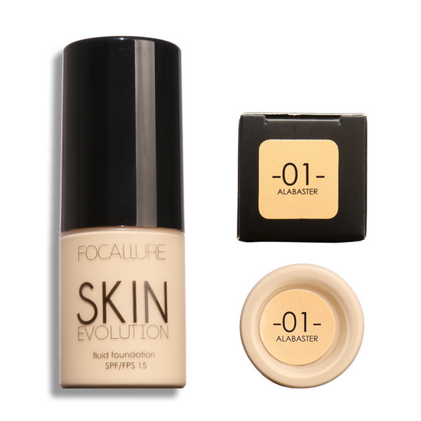 Focallure Face Foundation Base Makeup Liquid BB Cream Concealer Oil Control BB Cream Primer Face Contour Nude Foundation