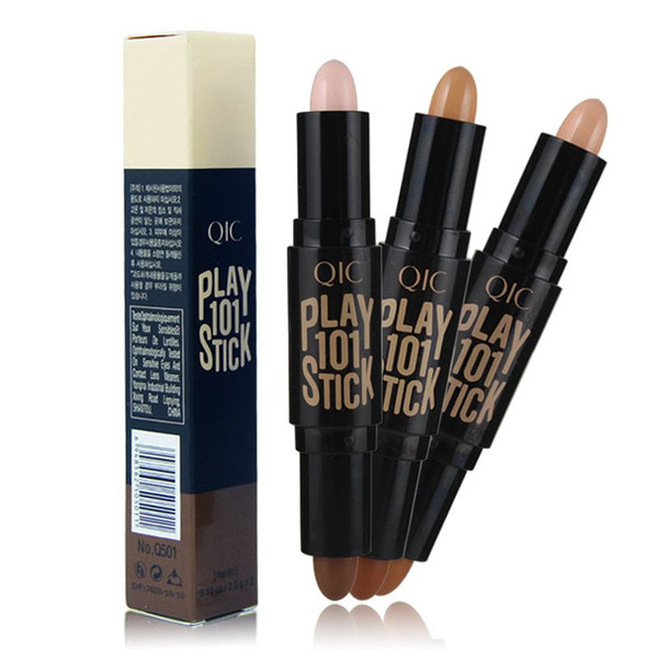 1Pcs Brand Corrective Concealer Hide The Blemish Facial Make Up Cream 2 In 1 Double Cover Concealer Stick Base Comestics