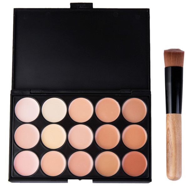 15 Colors Natural Full Cover Concealer Long Lasting Contour Face Cream Smooth Contouring Makeup Highlighter Concealer