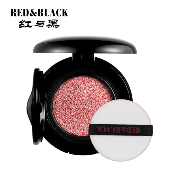 Red&Black Essential Cushion Blusher 15g Cheek Air Cushion Base Face Blusher Makeup Mineralizes Cheek natural blusher powder