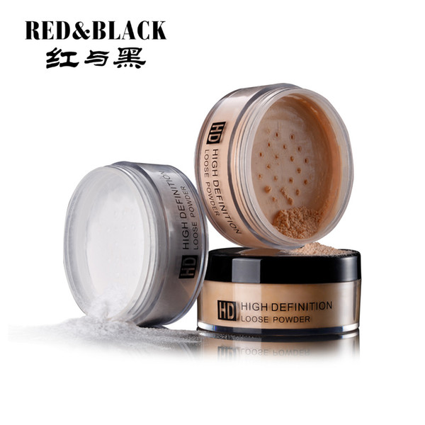 Red&Black HD high definition loose Powder Whitening Long Lasting Concealer Face Contour Matte Minerals makeup powder