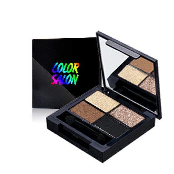 4colors flower eyeshadow kit Long-lasting Waterproof Powder Tint Set Long-lasting Highly Pigmented eyeshadow 1.2g*4