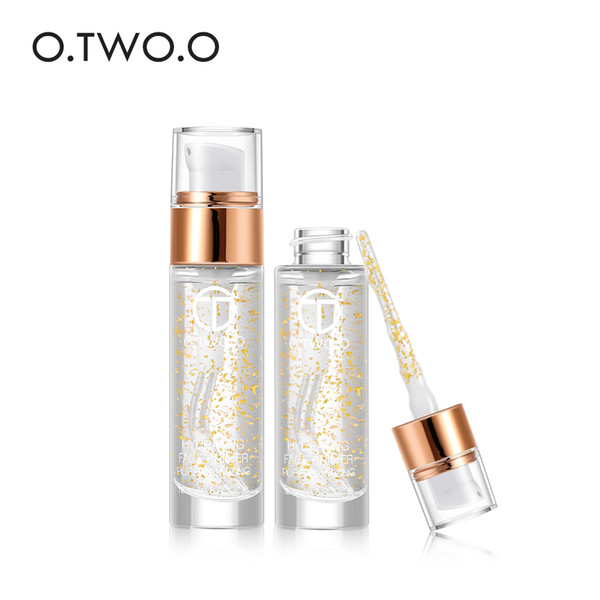 O.TWO.O Professional 24k Rose Gold Elixir Makeup Primer Anti-Aging Moisturizer Face Care Essential Oil Makeup Base 18ml