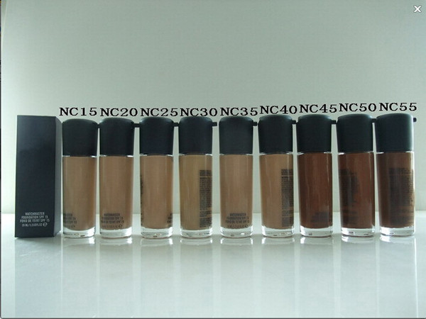 FREE SHIPPING DHL ! NEW hot high quality makeup foundation nc MATCHMASTER liquid foundation 35ML