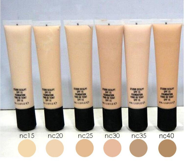 NEW Hot Makeup STUDIO Foundation SCULPT SPF 15 Concealer professional Foundation 40ML DHL Shipping+gift