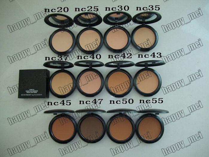 Factory Direct DHL Free Shipping New Makeup Face 15g Studio Fix Powder Plus Foundation!NC20.25.30.35.37.40.42.43.45.47.50.55