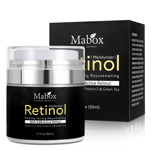 Retinol 2.5% Moisturizer Cream for Face and Eye Hyaluronic Acid Vitamin E Best Night and Day Moisturizing CC Cream Drop Ship