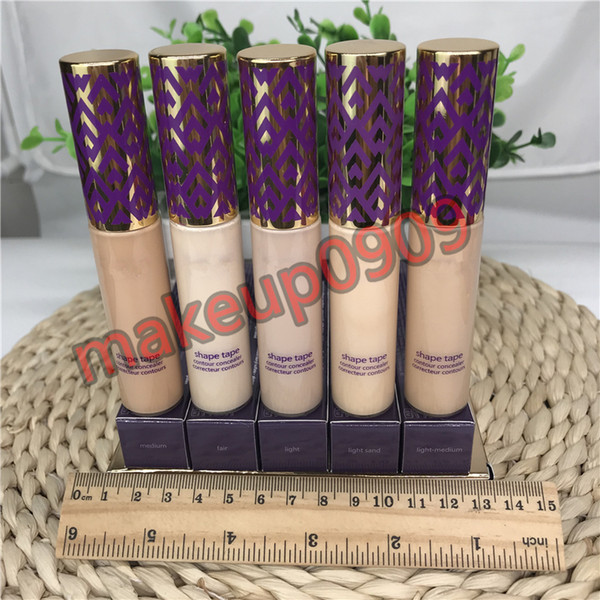 Real high quality Shape Tape contour Concealer concealer 5 colors Fair Light Light-medium Medium Light sand 10ml liquid foundation