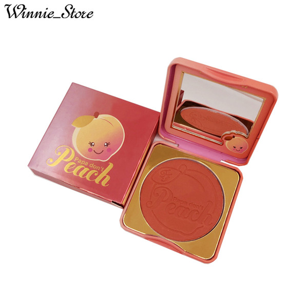 Free Shipping by ePacket In Stock! New Sweet peach PAPA Don't PEACH Makeup Face Peach infused blush one color blush + Gifts