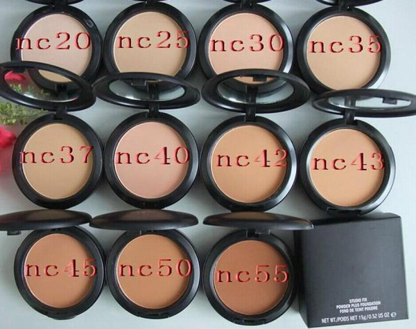 FREE SHIPPING good quality Lowest Best-Selling makeup NEW Studio fix powder plus foundation 15g +gift