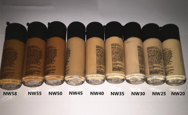 Wholesale-Make up Foundation 18 colors Mineral moisturizing liquid foundation New Concealer makeup Spf 15 Free Shipping