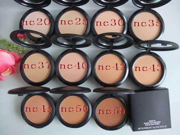 Makeup Studio Fix Powder cake Plus Foundation, compact foundat, face powder + puffs , 15g free shipping