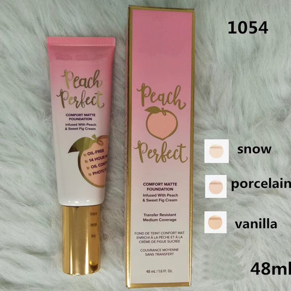 Top Quality Too Peach Perfect Comfort Matte Liquid Foundation 48ml & Cooling Matte Perfecting Primer 40ml Concealer faced