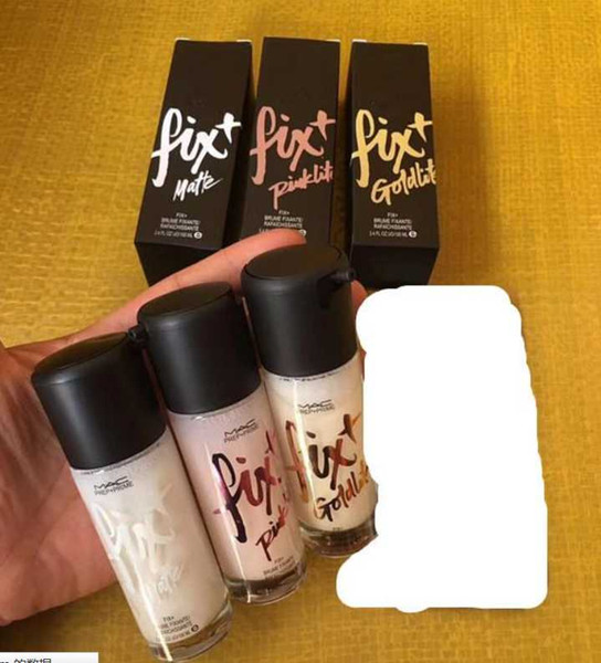 EPACK Makeup Hot brand Fruity Juicy Prep Prime Fix PINK GOLD MATTE foundation primer Good Quality Free DHL Shipping