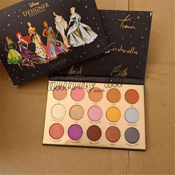 Colorpop Brand Makeup Pallete ColorPop Designer Collection 15 Colors Eyeshadow Palette Glitte Matte Shimmer Eyeshadow Palette