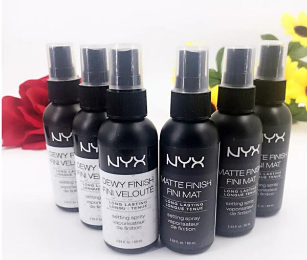 HOT SALE NYX Dewy Finish Fini Veloute Matte Finish Makeup Setting Spray Long lasting Setting Spray Finish Fini Mat Cosmetics