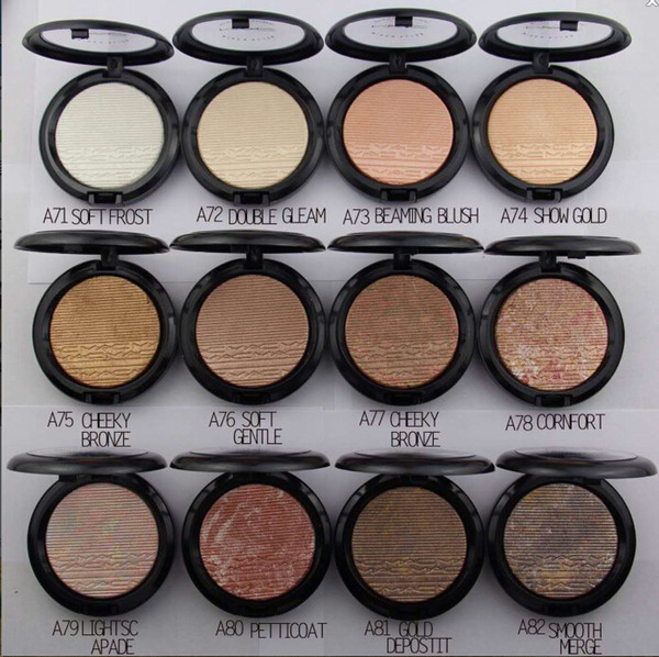 Free Shipping ! New Makeup Face Holiday Powder Bronzer Extra Dimension Skinfinish Face Powder!12 Different Colors(1Pcs/Lot