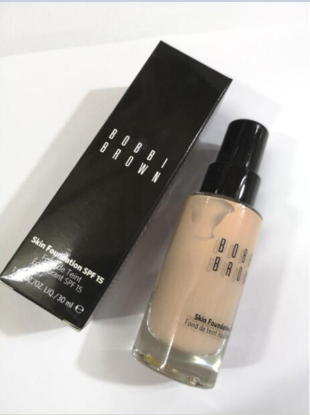 hot selling ! epacket free shipping newest Foundation brand Makeup Foundation high quality 30 ml skin foundation spf15