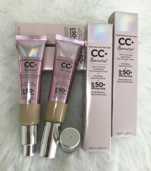 New makeup cosmetics Color Correcting Illuminating Full Coverage Cream 32ml Primer Concealer 2colors Light Medium DHL shipping