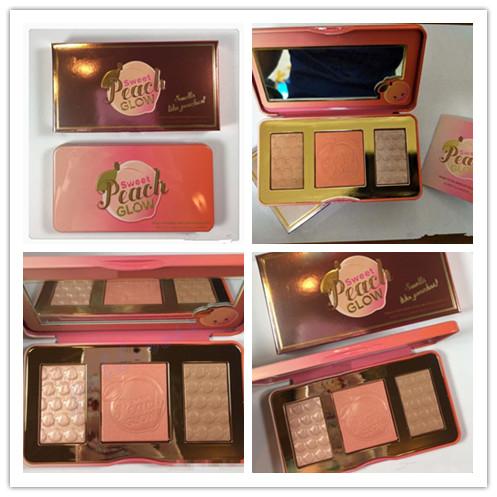 Factory Direct DHL Free Shipping New Arrivals hot new Sweet Peach Glow infused Bronzers & Highlighters makeup blush palette