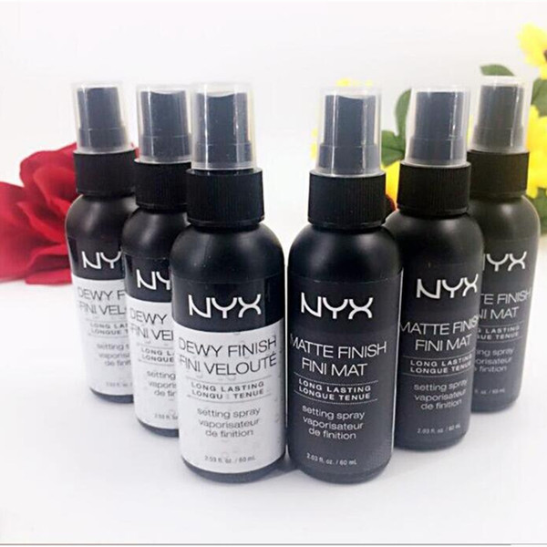 IN STOCK ! New Arrival NYX Makeup Setting Spray Matte Finish & Dewy Finish Long lasting Setting Spray 60ML Face Beauty free shipping