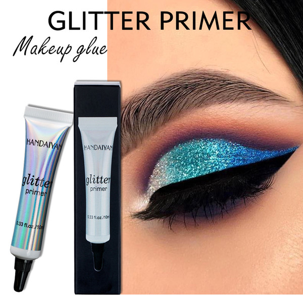 HANDAIYAN Glitter Primer Sequined Primer Eye Makeup Cream Waterproof Sequin Glitter Eyeshadow Glue Korean Cosmetics Cream Concealer Base