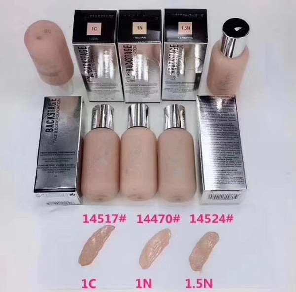 Hot Brand Makeup 3 Colors Backstage Face & Body Foundation 50ml Liquid fond de teint concealer maquillage