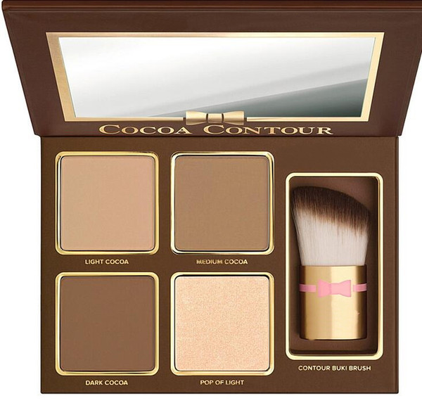 Free Shipping ePacket! HOT new makeup Cocoa Contour Chiseled to Perfection Face Contouring& Highlighting Kit DHL Free shipping