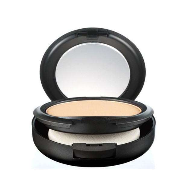 Hot New Foundation Brand Make-up Studio Fix Powder Cake Easy to Wear Face Powder Blot Pressed Powder Sun Block Foundation 15g NC & NW